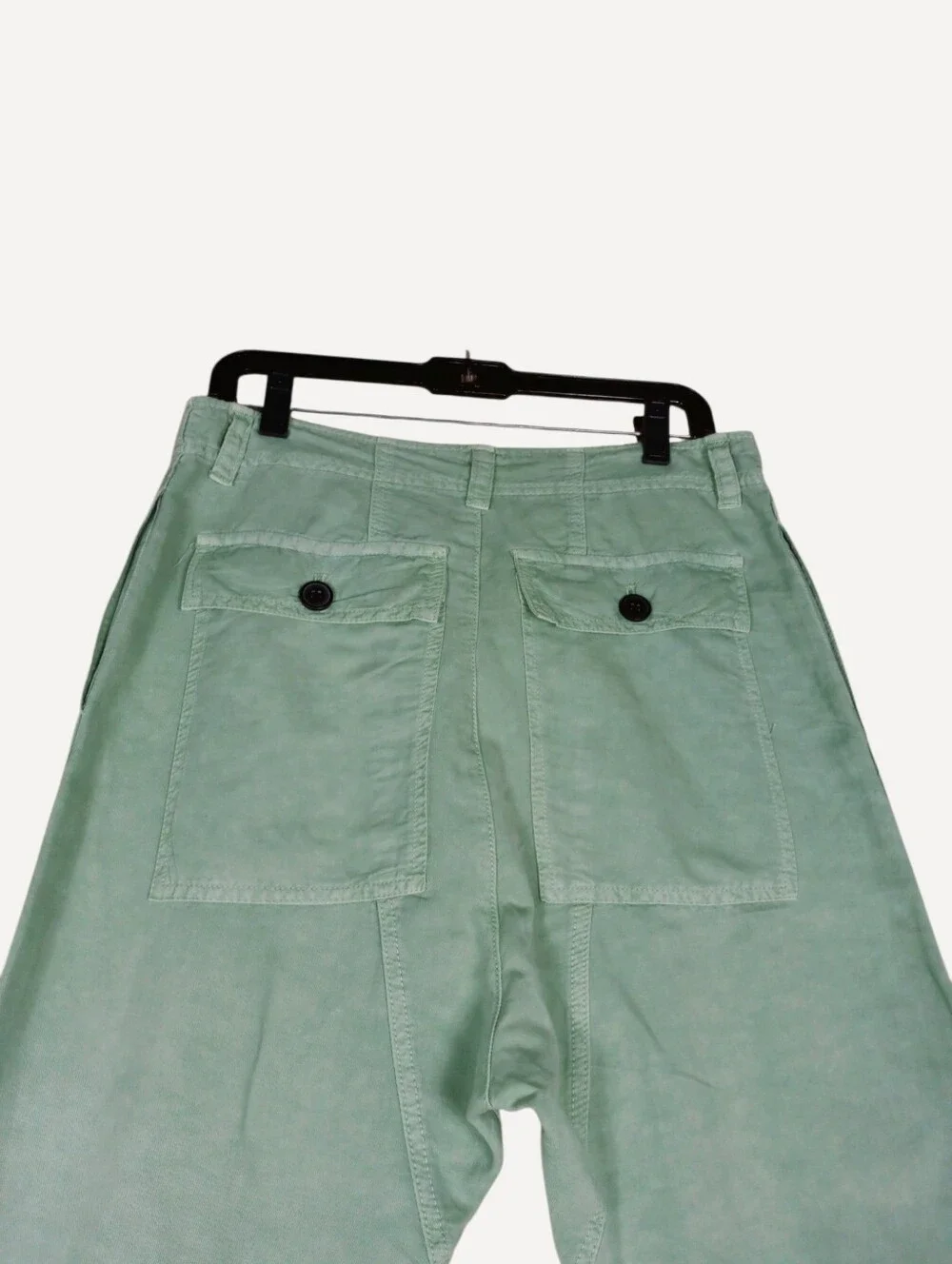 Zara Light Sage Green Utility Pants Size Medium 32in waist 23in Inseam.